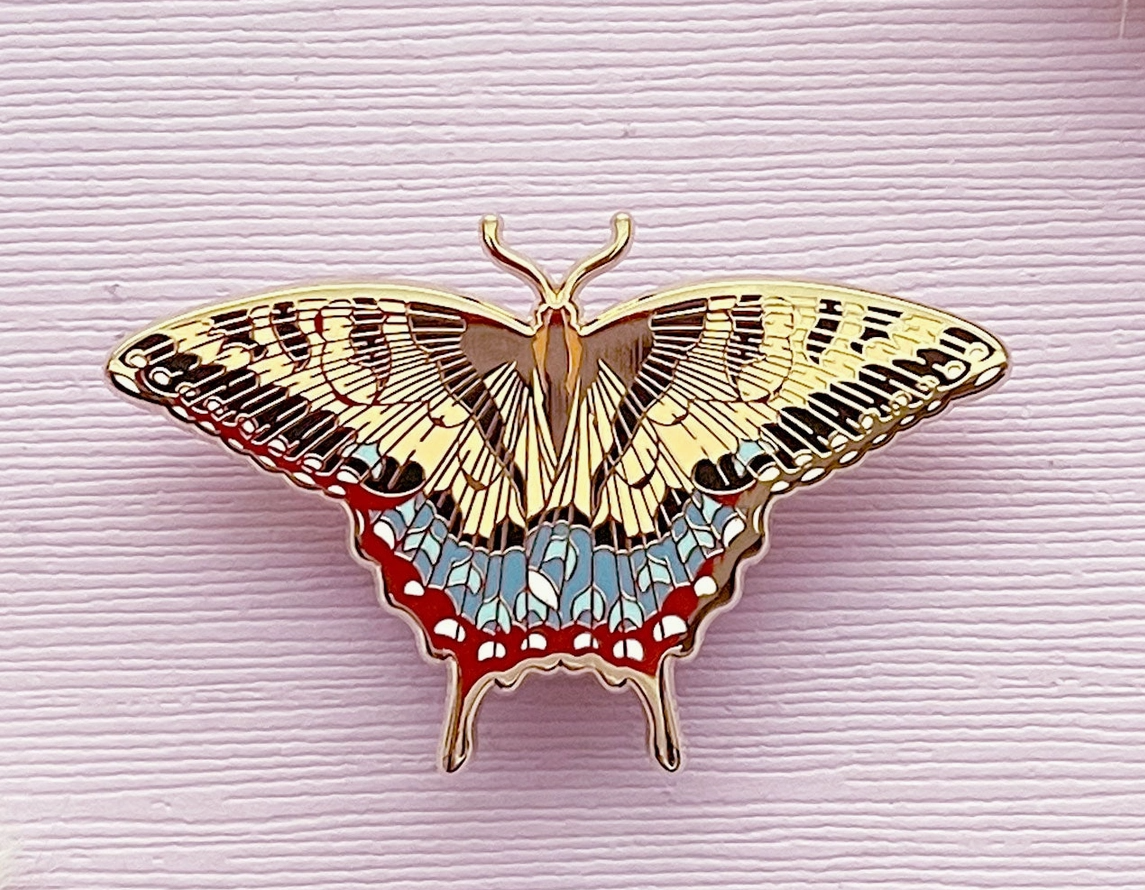 Eastern Tiger Swallowtail Butterfly Enamel Pin