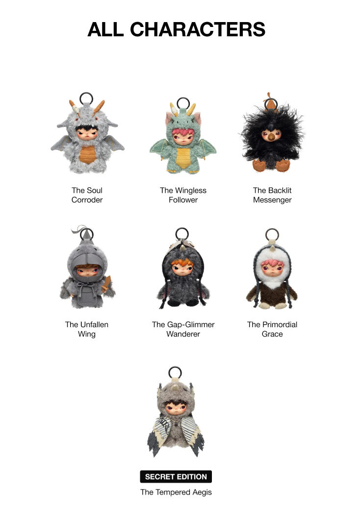 Hirono Mist-Walker Series - Plush Doll Pendant