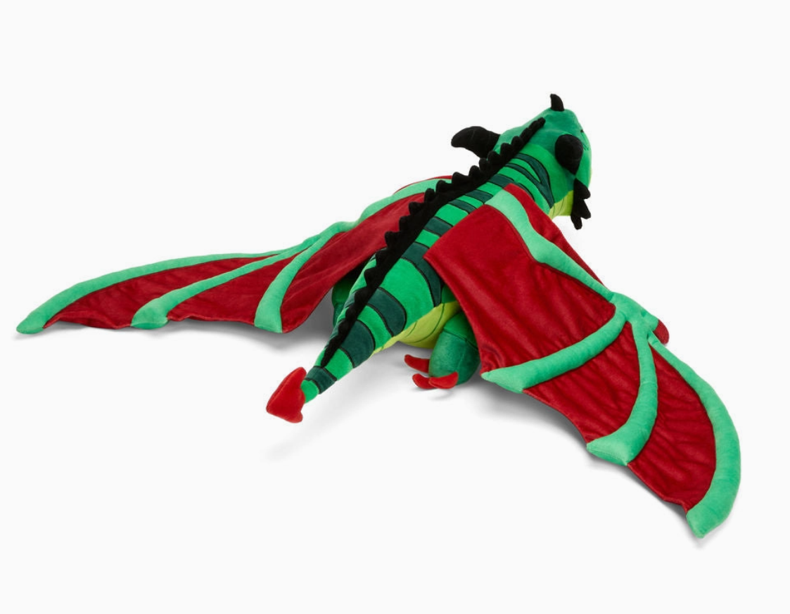 Weighted Green Dragon Plush