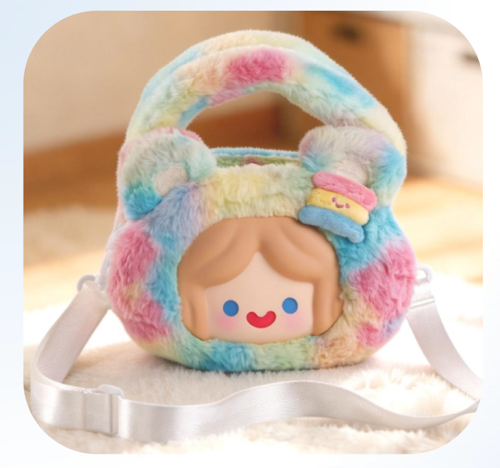 RiCO Cute Animal Series Plush Bag Blind Box – Fluffy Crossbody Bag