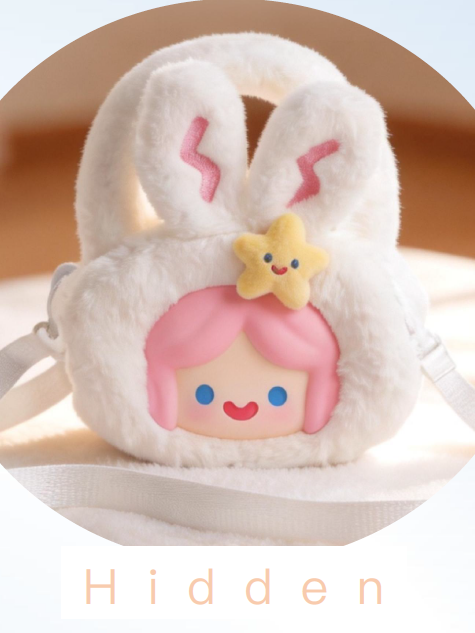 RiCO Cute Animal Series Plush Bag Blind Box – Fluffy Crossbody Bag