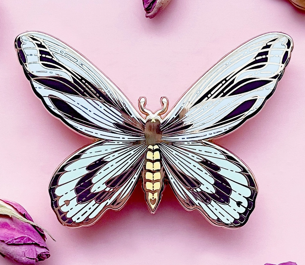 Queen Alexandra's Birdwing Butterfly Enamel Pin