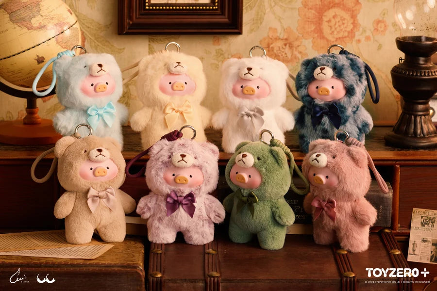Lulu The Piggy Vintage Teddy Shop Vinyl Face Plush Pendant Blind Box