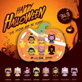 UU Happy Halloween Hanging Card Blind Bag Set – Mini Vinyl Figure Pack