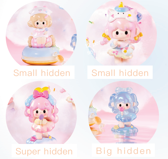 UUTOY Sweety Land Series Mini Blind Box – Pastel Dessert Vinyl Figure