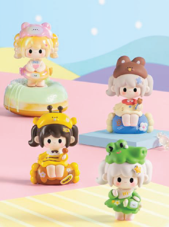 UUTOY Sweety Land Series Mini Blind Box – Pastel Dessert Vinyl Figure
