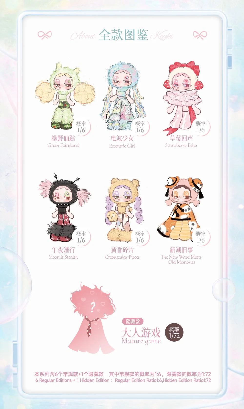 Incredible KeyKi Series Plush Blind Box