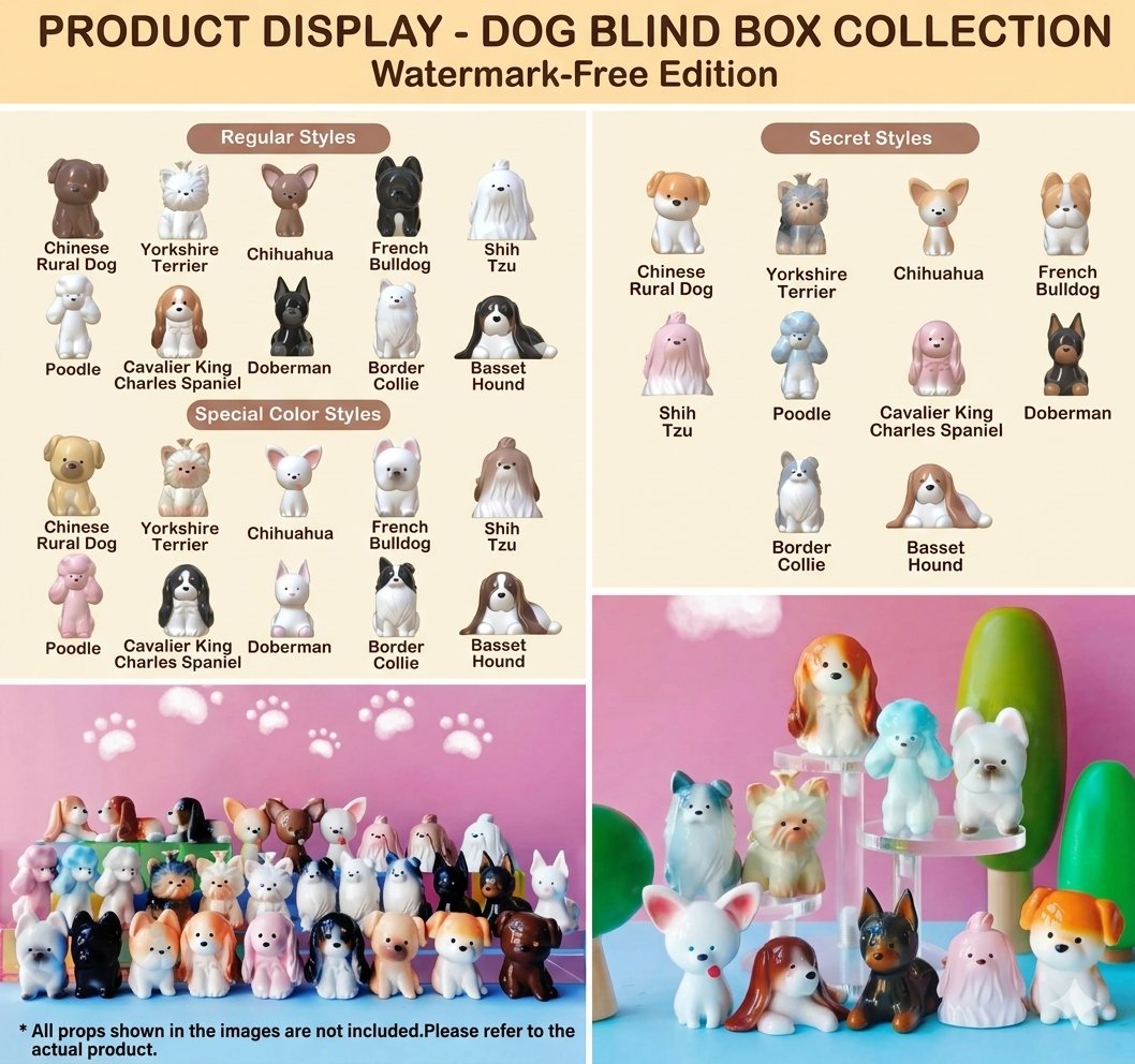 Large Cute Bean Dog Series 2 Blind Bag